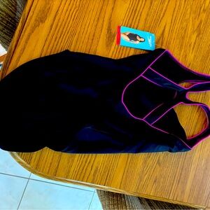 Black and Pink Swimsuit